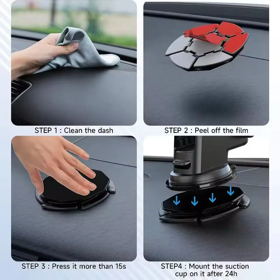 Car Anti-Slip Dashboard Mat - Car Dashboard Sticky Phone Holder Disc