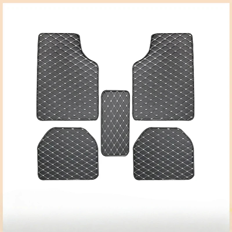 Car Floor Mats 5Pcs PU Leather - Car Accessories You Need 评论和价格