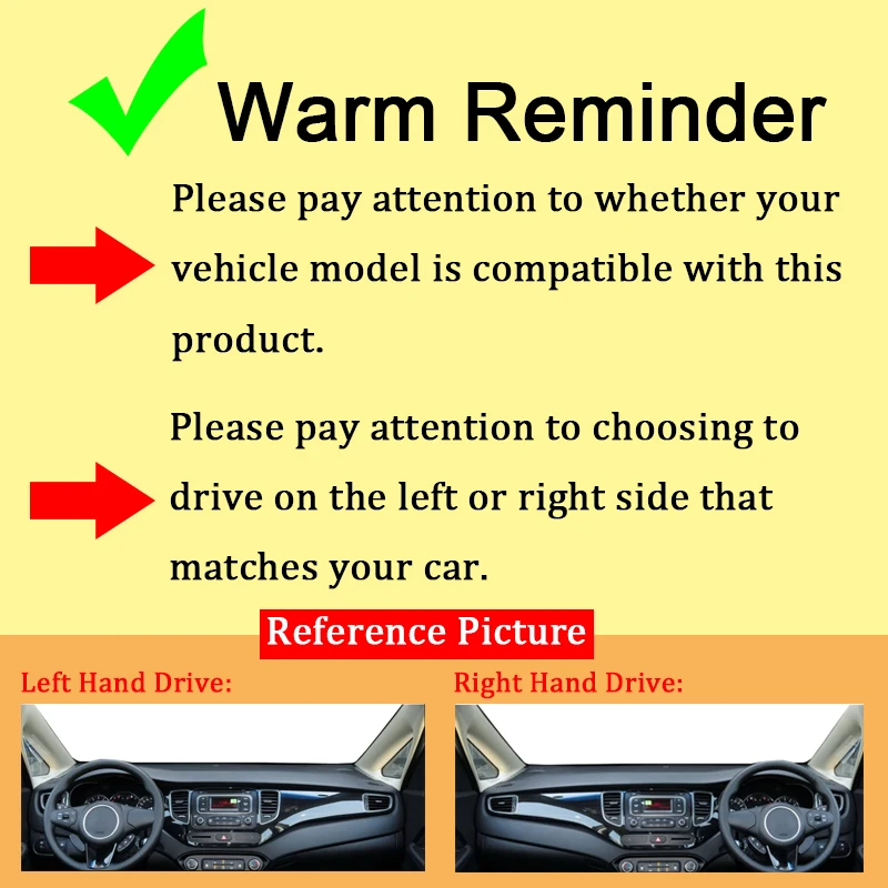Car Dashboard Cover For Hyunda - Car Anti-Slip Dashboard Mat 评论和价格