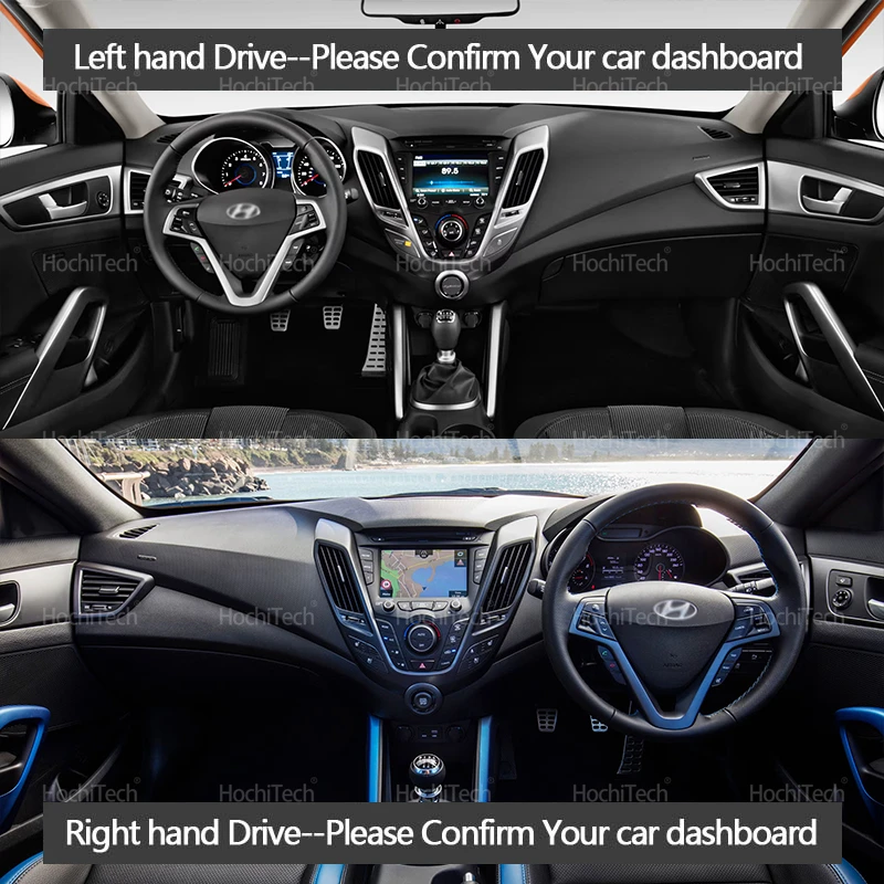 For Hyundai Veloster 2012 2013 - Car Anti-Slip Dashboard Mat 评论和价格