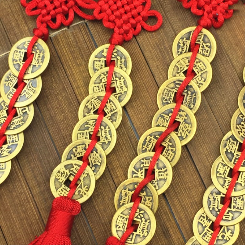 Feng Shui Coins Hanging Orname - Car Accessories Etsy 评论和价格