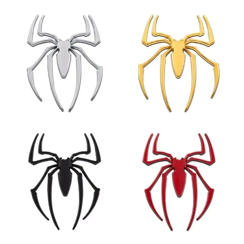 3D metal car stickers, spider  - Car Accessories Exterior 评论和价格