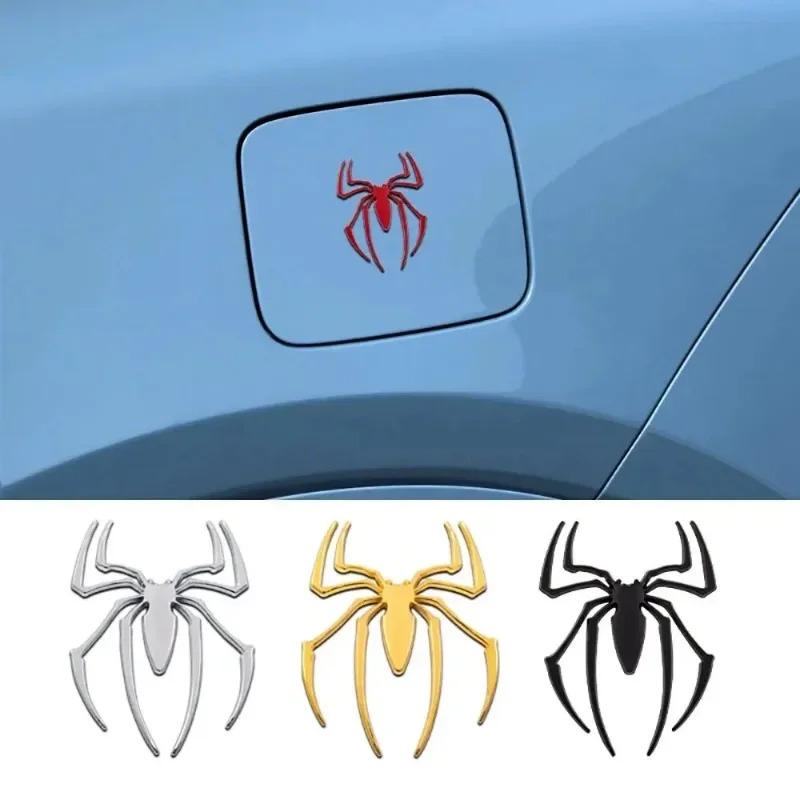 3D metal car stickers, spider  - Car Accessories Exterior 评论和价格