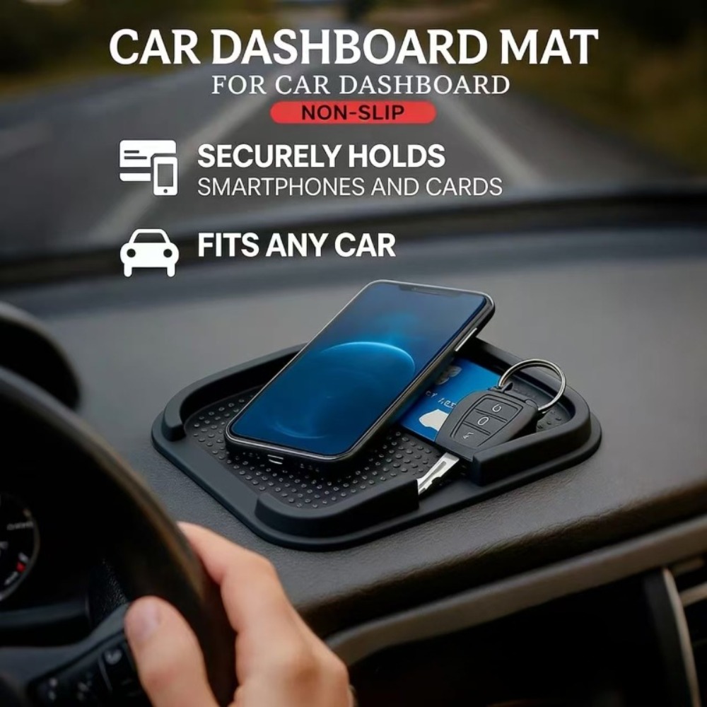 Silicone Anti Slip Mat Car Das - Car Anti-Slip Dashboard Mat 评论和价格