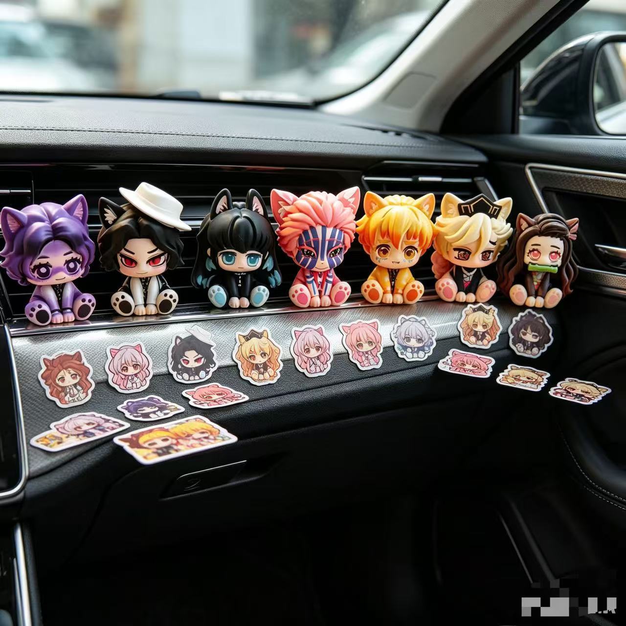Demon Slayer Cute Chibi Figuri - Car Accessories Etsy 评论和价格