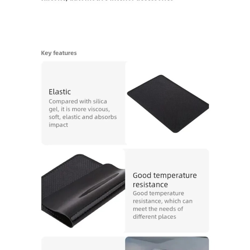 Car Non Slip Mat Sticky Anti S - Car Anti-Slip Dashboard Mat 评论和价格