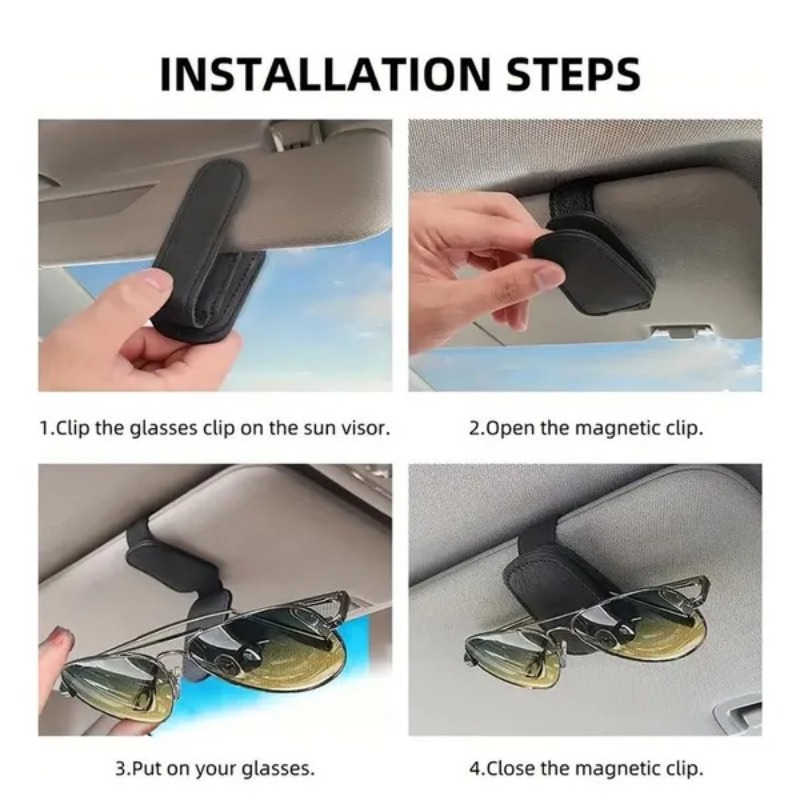 Car Sun Visor Glasses Case Hol - Car Accessories Etsy 评论和价格