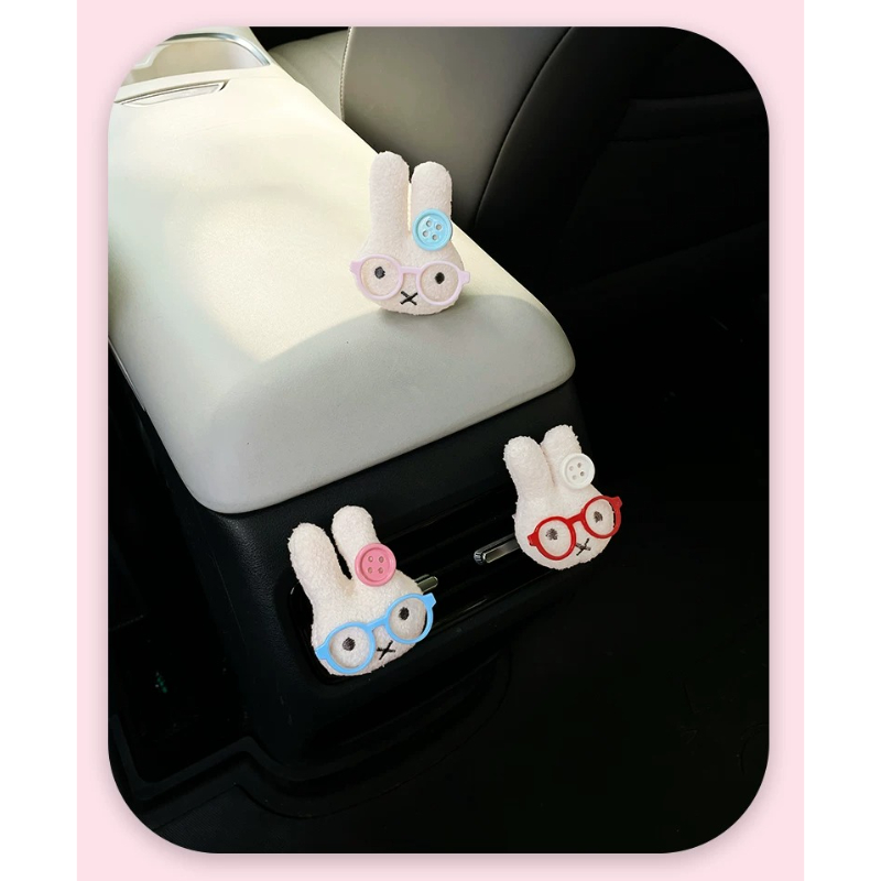 Cute Rabbit with Glasses Car A - Car Air Freshener Vent 评论和价格