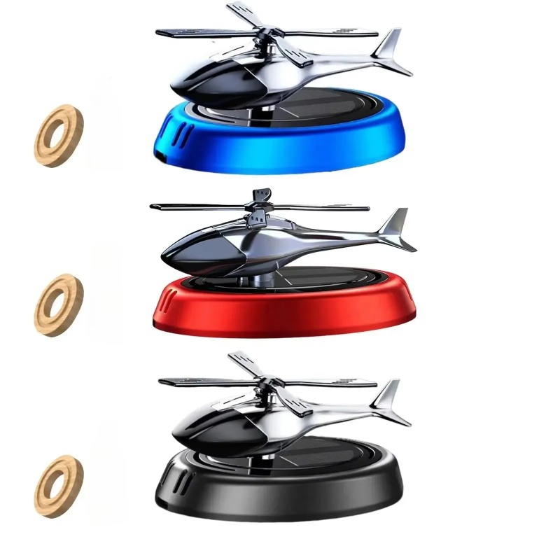 Solar Powered Helicopter Car A - Car Accessories Perfume 评论和价格